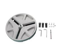 Scie cloche ajustable 45-130mm avec 3 lames à 3 dents et mèche de centrage - Découpe précise sans bavures, profondeur 30mm pour bricolage et travaux bois