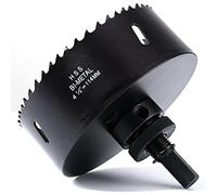 Scie Cloche Bi-métal 114 mm, M42 HSS Bimétallique Scie Trèpan avec Foret de Centrage pour Robuste Perceuse à Percer pour Fer, Aluminium, Bois, Cloison Sèche, Tuyau, Panneau de Fibres de Bois