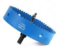 Scie Cloche Bi-métal 150 mm, M42 HSS Bimétallique Scie Trèpan avec Foret de Centrage pour Robuste Perceuse à Percer pour Fer, Aluminium, Bois, Cloison Sèche, Tuyau, Panneau de Fibres de Bois/Bleu