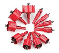 Scie cloche bimétal rouge M42 HSS pour métal bois, aluminium, tube plastique