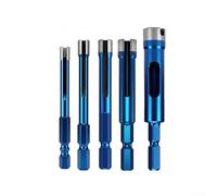 Scie-cloche diamant à tige hexagonale de 5 mm pour carrelage, marbre, granit - Précision avec refroidissement à l'eau pour rénovation de salle de bain (12 mm)