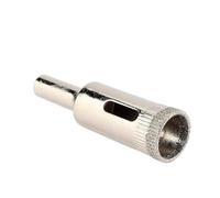 Scie Cloche Diamantée 14 Mm pour Carrelage en Verre, Granit, Jeu de Forets Haute Performance avec Guide d'eau, Argent