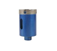 Scie cloche diamantée avec foret de centrage, Trépan diamant fritté à filetage M10, for marbre, granit, carrelage, pierre de béton, 6-120mm(80mm)