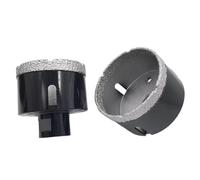 Scie cloche diamantée, M14 fil diamant foret trépan sec brasé sous vide carrelage granit marbre noir 6-100mm(1pcs-65mm)