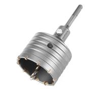 Scie cloche en carbure de 80 mm avec adaptateur SDS+ et foret pilote