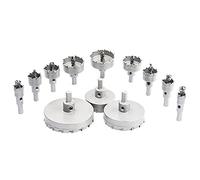 Scie-cloche En Métal T.C.T Carbure De Tungstène Coupe-trou En Acier Inoxydable De Qualité Industrielle Pour Acier Au Carbone Acier Inoxydable 14-100mm Foret À Pointe En Carbure De Tungstène