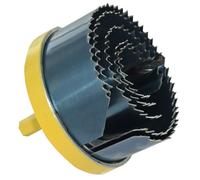 Scie cloche HCS multi-lames (Blister Box) / H: 38 Ø: 68-74-80-90-100 TIVOLY - XT50522068100