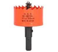 Scie cloche HSS avec mandrin - Évacuation facile des copeaux - Résistant à l'usure et à la chaleur - Foret de scie cloche pour panneaux en PVC (1-31/32 (50 mm)