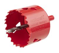 Scie Cloche Multi Matériaux BiM - Diamètre 60 mm - Profondeur de coupe 40 mm - Foret Centreur - WOLFCRAFT