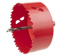 Scie Cloche Multi Matériaux BiM - wolfcraft - Diamètre 100 mm - Profondeur 40 mm - Foret Centreur HSS
