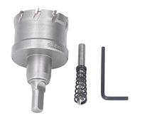 Scie-cloche Ouvre-foret Carbure TCT Cutter Outil de coupe de perçage pour métal et bois Qualité professionnelle Construction durable Profondeur de carottage de 25 mm Conception (45mm)