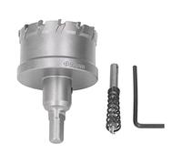 Scie-cloche Ouvre-foret Carbure TCT Cutter Outil de coupe de perçage pour métal et bois Qualité professionnelle Construction durable Profondeur de carottage de 25 mm Conception (55mm)