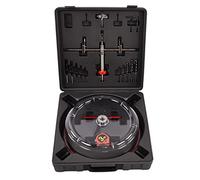 Scie-cloche réglable à double lame - Plage de diamètre de 40 à 300 mm - Coupe-bordure en acier au carbone avec protection anti-poussière en ABS et joint en silicone pour