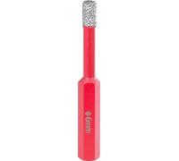 Scie cloche Strend Pro Premium DCB12, 6 mm, queue HEX, scie cloche, diamant, professionnel