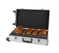 Scie cloches couronne diamanté 11 pièces avec valise de transport D18700
