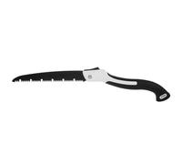 Scie D’élagage Pliante Noire en Acier, Poignée Confortable, Portable | Coupe sans Électricité, Structure Pliable, Dents Affûtées, pour Arbustes, Bois, Randonnée et Bushcraft