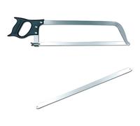 Scie de boucher - PRADEL EXCELLENCE - 46 cm - lame amovible - 3 points de fixation - acier inoxydable - Noir