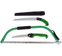 Scie de jardin, lot de 3 Scie à élaguer Scie à métaux Scie à bois pliante Scie à main