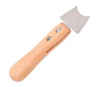 Scie de nettoyage de fente de frette de guitare, lame de scie à fente de guitare frettes couteau de nettoyage outils de poignée de hêtre pour instrument de musique(M02835)