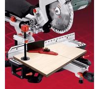 Scie de table Correcteur Angle Droit pour Travail du Bois Aluminium et Cuivre Outil de Réglage Angle avec Butée Réglable 26 x 22,5 x 10 cm Rouge