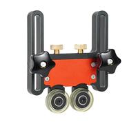 Scie de table - Roulette de roulement Jig Guide, planche à ressort auxiliaire en d'aluminium | Finition anodisée durable avec design réglable et compact polyvalent pour le travail du bois