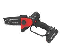 Scie d'élagage 18 V GS18S2 12 cm + batterie Li-Ion 2 Ah + chargeur rapide + sacoche de transport HANGER 430001