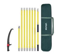 Scie d'Élagage Extensible 1 17-8 m-VEVOR-Scie à Perche Extensible pour Coupe Branches Hautes Palmiers Arbustes Manche Léger