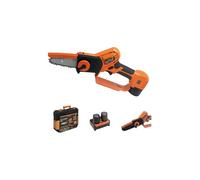 Scie d'élagage sans fil 10,8V 2 batteries 2,5 Ah + Chargeur double 300W Brixo