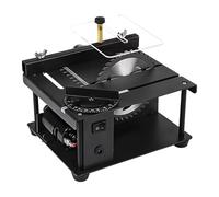 Scie D'établi Portable - Coupe Circulaire De 19 Cm, Ponceuse À Bande Polyvalente, Matériel À Profondeur Réglable, Équipement D'atelier Compact | Scie De Table Électrique Professionnelle Pour Les Const