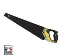 Stanley 2-20-529 Scie Manuelle Gen2 500 Mm - Gamme FatMax - Fabriqué En France - Denture Jet Cut 7 Dents - Traitement HardPoint - Avoyage Alterné - Lame En Acier - Anticorrosion Jaune