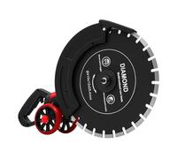 Scie Électrique Béton, 4000W Rainureuse Murale Professionnelle, Coupe Pierre Brique Céramique, Pompe Eau Anti-Poussière, Profondeur Réglable 165mm, Chantier Pour couper le Béton, Pierre