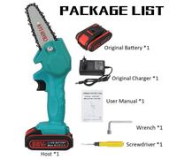 Scie électrique - CHANGM - Mini scie à une main - 1080W - Sur batterie - 4 pouces