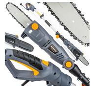 Scie Électrique Télescopique 240 CM 1000 W Sécateur De Branches Jardin Outil