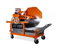 Scie électrique triphasée de maçon BS1000 + Disque BS30 Ø 1 000 mm - GOLZ - 02829002020/1000
