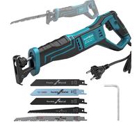 Scie Electroportative,Cordless Reciprocating Saw,Brushless Electric Recip Saw for Wood/Metal Cutting