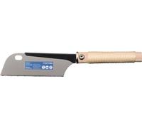 Scie japonaise Mini Dozuki Longueur de lame 150 mm Longueur totale 370 mm Manche droit en rotin