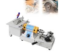 Scie Lapidaire De 750 W Pour La Bijouterie, Mini Scie Circulaire Polyvalente Pour La Découpe Et Le Polissage De Pierres, Vitesse Variable De 800 À 10 000 Tr/Min, Et Professionnels(Cut+Woodworking)