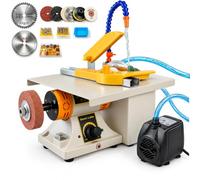 Scie lapidaire pour couper des roches, scie de table humide 110 V avec | Scie à bijoux - Protection contre les surcharges - Pierre précieuse - Pour le travail du bois