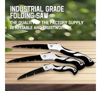 Scie pliante AIRAJ 11,8 pouces, outils de travail du bois, outils manuels multifonctions, coupe-bois, scie de camping, scie de jardin, scie à branches, scie à bois