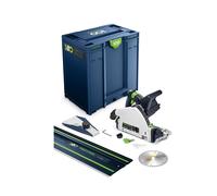Scie plongeante Ø160 mm 2 x 18V TSC 55 KEB-Basic 100Y + 1 rail de guidage 1400 mm FESTOOL