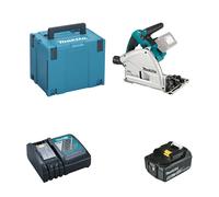 Scie plongeante Ø165 mm 2 x 18V DSP600ZJ + 1 batterie BL1850B 18V 5 Ah + 1 chargeur rapide DC18RC MAKITA