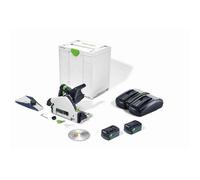 Scie plongeante FESTOOL TSC 55 5.0 KEBI-PLUS/XL - 2 batteries 18V 5.0Ah + lame de scie Ø 160 mm - 577342