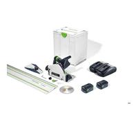 Scie plongeante sans fil TSC 55 5,0 KEBI-Plus/XL-FS - FESTOOL - avec 2 batteries 18V 5.0Ah - chargeur double - systainer - 577391