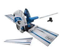 Scheppach Scie plongeante PL75 | Puissance 1600W | Profondeur de coupe 75mm | Lame Ø210mm - 36 dents | Plage d'inclinaison 0° à 45° | Raccord d'aspiration 38mm