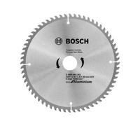 Scie pour aluminium 210x30mm 64 dents, modèle Eco, marque Bosch, idéale pour des coupes rapides et précises dans l'aluminium, grande durabilité, efficacité et performance professionnelle.