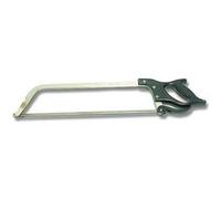 Scie professionnelle de boucher. Tension par poignée. Acier inoxydable. L 450 mm. G