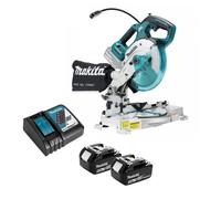 Scie radiale 18V Li-Ion Ø165 mm (2x5.0 Ah) - MAKITA DLS600RTE