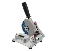 Scie radiale à onglet - 96 W - 9000 tr/min - Angle réglable de 0 à 45° - Largeur de coupe : 4 cm - Profondeur de coupe : 2,9 cm - Lame de 10,2 cm - Pour tubes en acier, plaques d'acier, acier