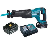 Scie récipro 18V + 2 batteries 5Ah + chargeur + coffret - MAKITA - DJR186RTE