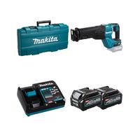 Scie récipro 40V JR001GZ + 2 batteries 40V 2,5 Ah + chargeur rapide DC40RA MAKITA